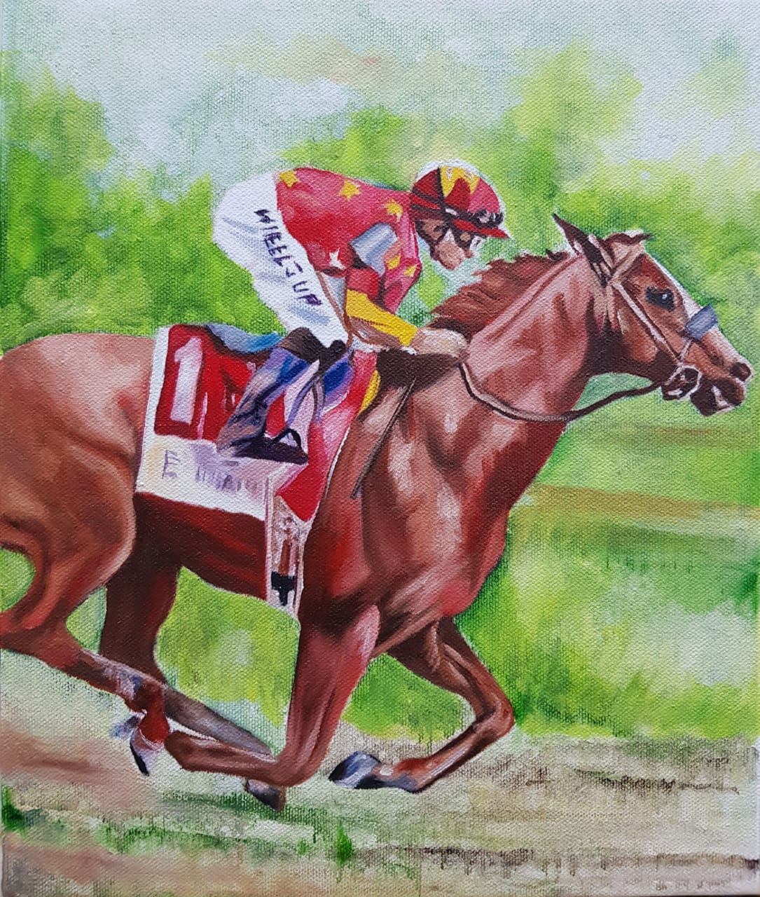 horse painting
